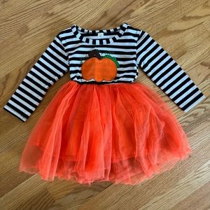 Toddler Girl Pumpkin Dress